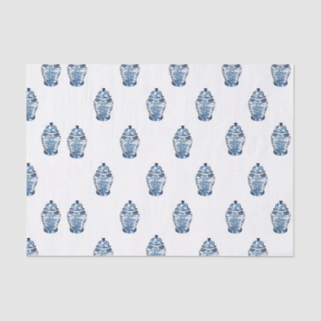 Seda Papel de lençol de Jar Ginger Ginger (Frente )