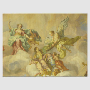 Seda papel de lenços de anjos da igreja