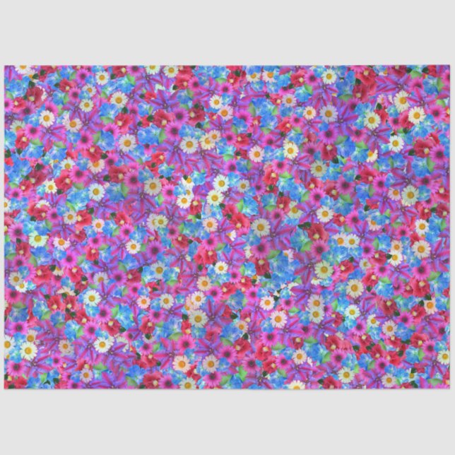 Seda papel de lenços de primavera (Frente )