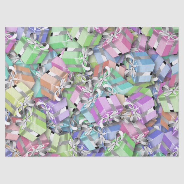 Seda papel de lenços para caixas de pastel (Frente )