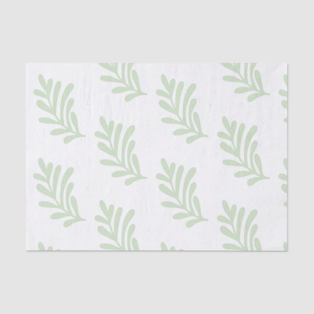 Seda papel de lenços verdes (Frente )