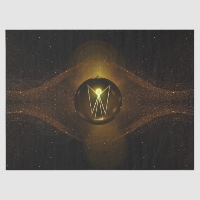 Seda papel de mancha de natal (Frente )