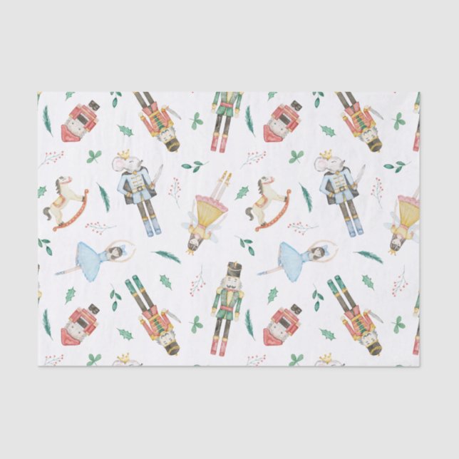 Seda Papel de moldagem do Suite de Nozes de Natal (Frente )
