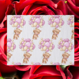 Seda Papel de ondulação de ursos bonitos