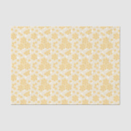 Seda Papel de Padrão de Honeycomb Amarelo