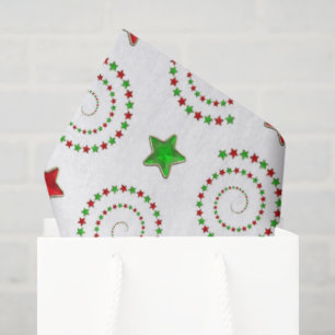 Seda Papel de padrão de rabisco de Natal