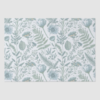 Seda Papel de parede azul flexível