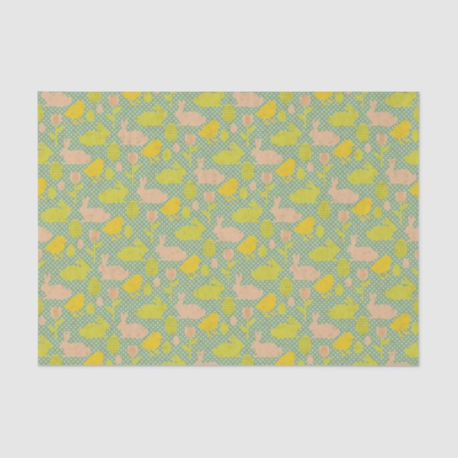 Seda Papel de parede da páscoa (Frente )