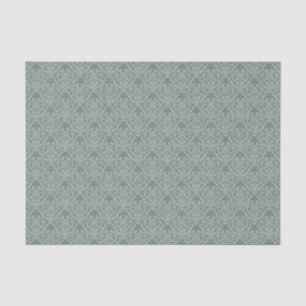 Seda Papel de parede floral verde