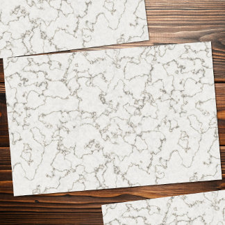 Seda Papel de Pedra de Mármore de Cinza Branca Elegante