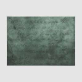 Seda Papel de pergaminho impresso verde-esmeralda