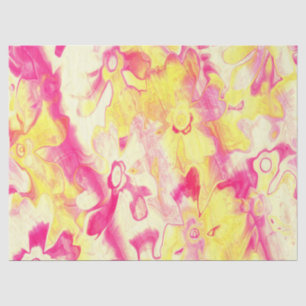 Seda Papel De Pintado Com Grãos-Florais-12-Tecidos