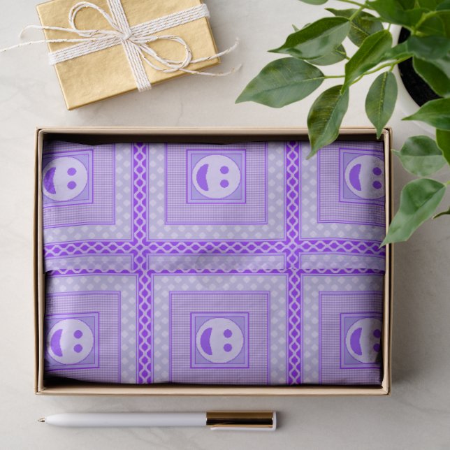 Seda Papel de Presente de Tecido Smile Tile Pr&G (Presente)