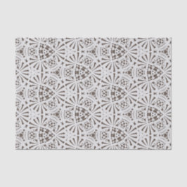 Seda Papel de rendas embutido