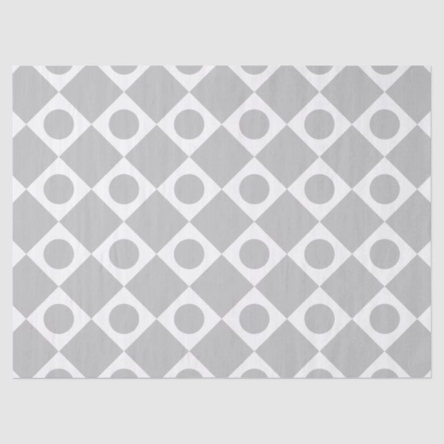 Seda Papel de Tecido a Cor Personalizado do Mod Retro 6 (Frente )