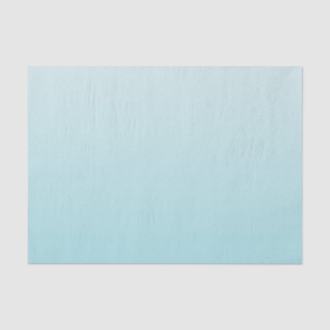 Seda Papel de Tecido Azul-Claro Duplo (Frente )