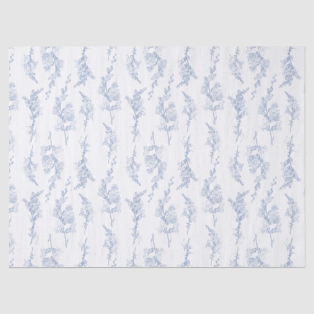 Seda Papel de Tecido Botânico Elegante (Frente )