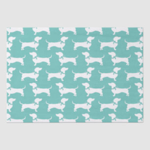 Seda Papel de Tecido Cãozinho Cachshund