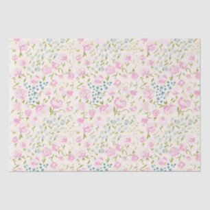 Seda Papel de Tecido Celestial Floral