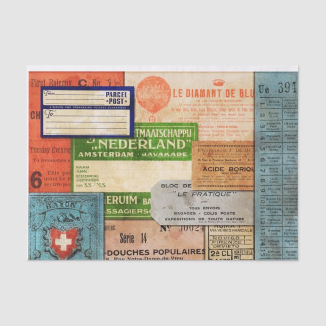 Seda Papel de Tecido Colorido (Frente )