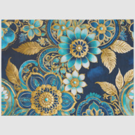 Seda Papel de Tecido Colorido Bizantino de Joias