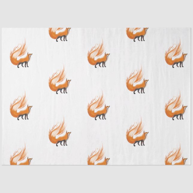 Seda Papel de Tecido da Fox do Guardião (Frente )