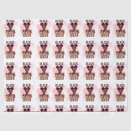 Seda Papel de Tecido da Rainha Negra