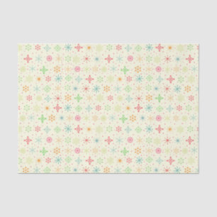 Seda Papel de Tecido das Estrelas Retrotraídas