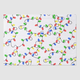 Seda Papel de Tecido das Luzes Feriosas