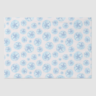Seda Papel de tecido de areia azul-aqua e dólar