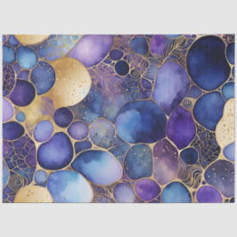 Seda Papel de tecido de arte colorido de tinta Abstrato