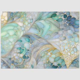 Seda Papel de tecido de arte colorido de tinta Abstrato