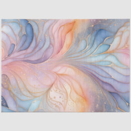 Seda Papel de tecido de arte colorido de tinta Abstrato