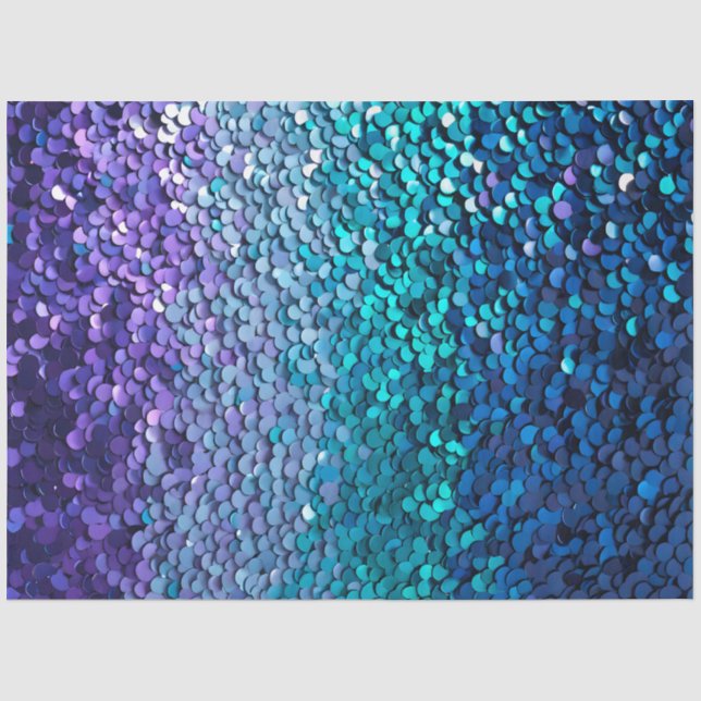 Seda Papel de Tecido de Arte de Sequência Colorida (Frente )