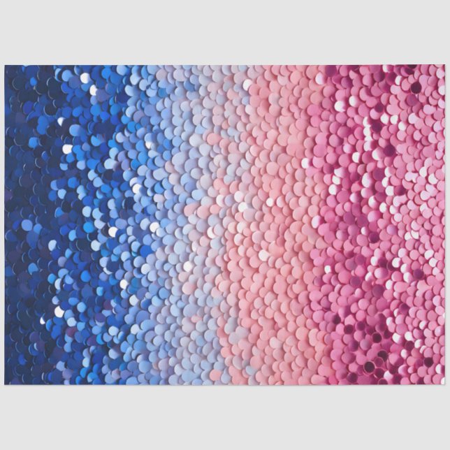 Seda Papel de Tecido de Arte de Sequência Colorida (Frente )
