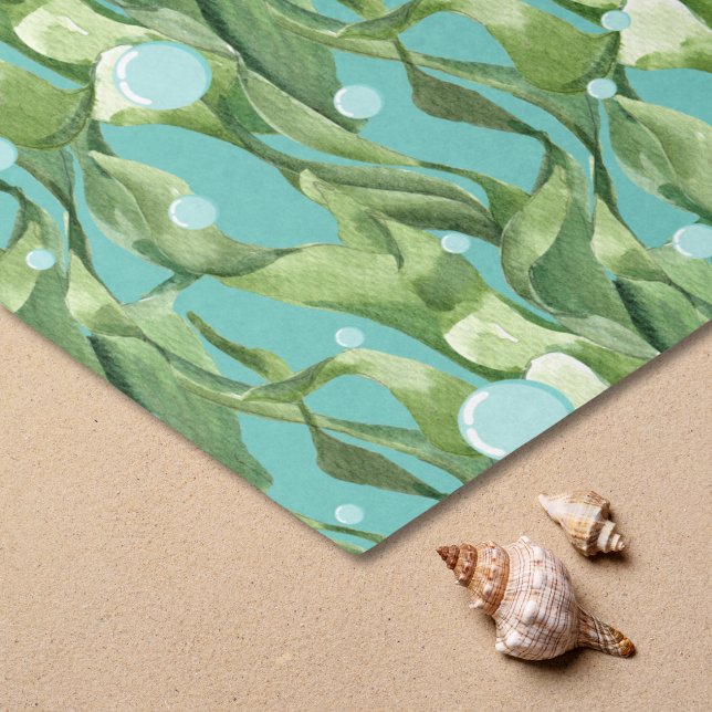 Seda Papel de Tecido de Bolha de Oceano de Grama Marinh (Seagrass Bubble Escape Tissue Paper)