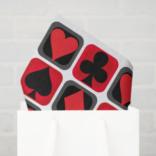 Seda Papel de Tecido de Conjunto de Cartão de Poker Cas