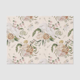 Seda Papel de Tecido de Cor Personalizado das Flores de