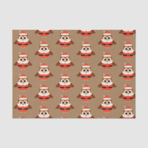 Seda Papel de Tecido de Coroa papai noel