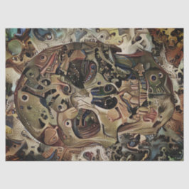 Seda Papel de Tecido de Decopagação do Caveira Steampun