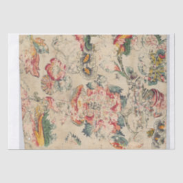 SEDA PAPEL DE TECIDO DE DECOPAGAÇÃO: PAPEL DE PAREDE FL