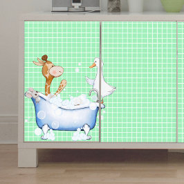 Seda Papel de Tecido de Decoupage Antics de Tempo Bath