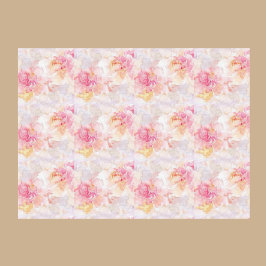 Seda Papel de Tecido de Decoupage das Flores de Água