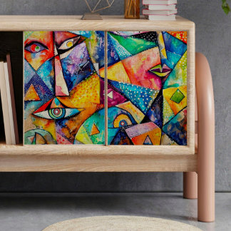 Seda Papel de Tecido de Decoupage de Faces Dobradas