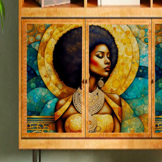 Seda Papel de Tecido de Decoupage de Mulheres Africanas (Criador carregado)