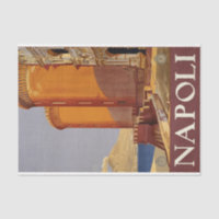 Papel de Tecido de Decoupage do Poster de viagens 