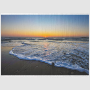 Seda Papel de Tecido de Decoupage no Oceano Sunset 4 20