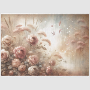 Seda Papel de Tecido de Decoupage Rosa Rosa Rosa Rosa A