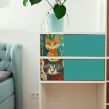 Papel de Tecido de Descaptação de Colagem de Gato