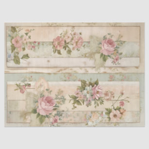 Seda Papel de Tecido de Descaptação de Rosa de Vintage
